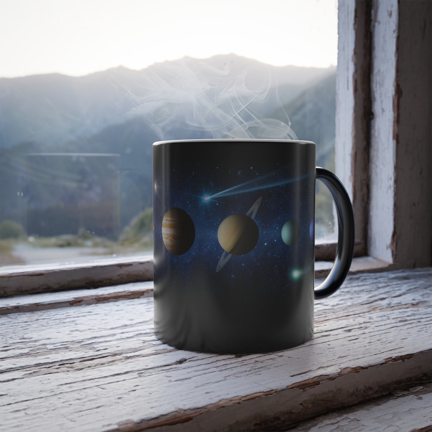 Solar System Color Morphing Mug, 11oz / Gift Mug/Planet Lovers/Astronomy