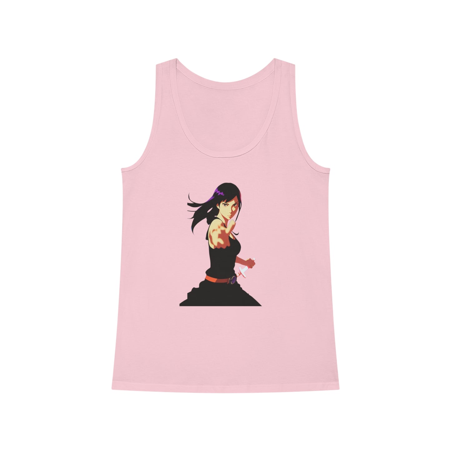 Anime Inner Warrior Girl | Cool Summer Tank Top | Festivals Workout Beach Streetwear