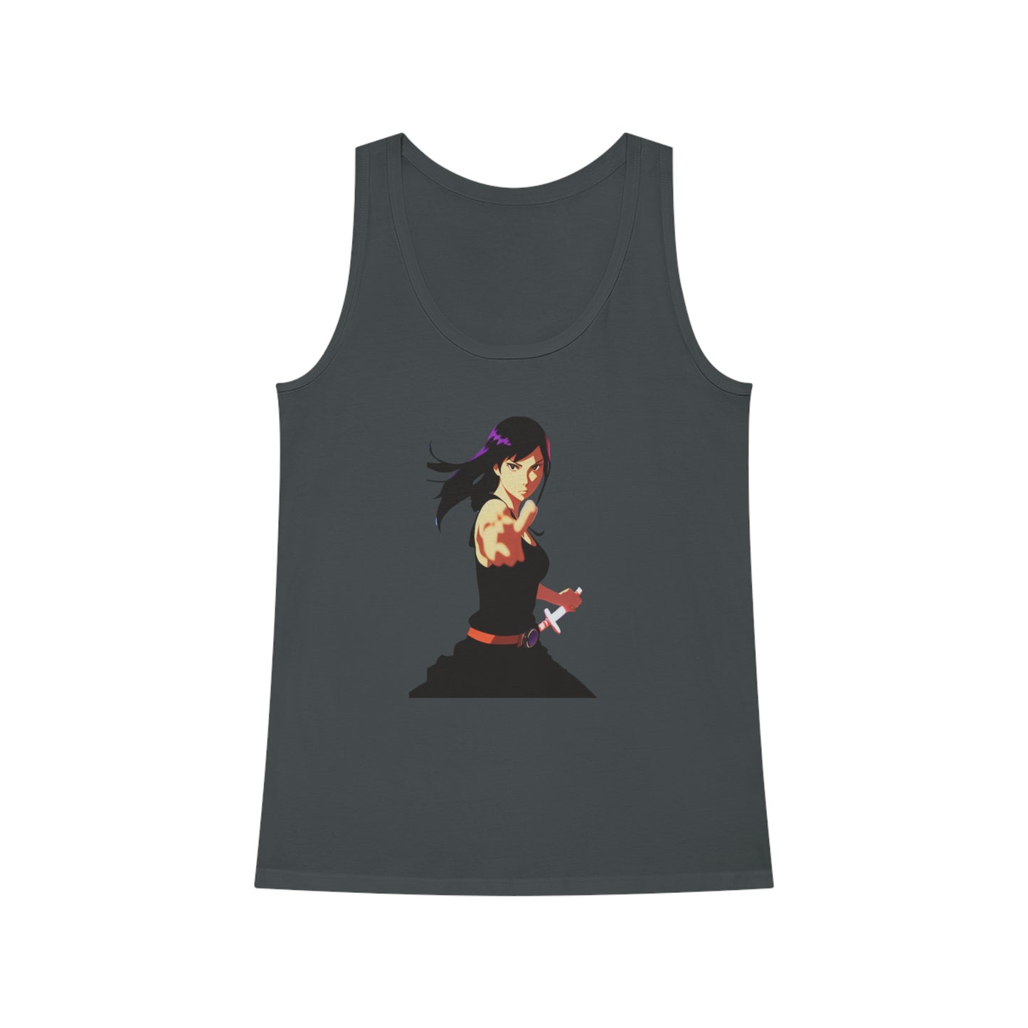 Anime Inner Warrior Girl | Cool Summer Tank Top | Festivals Workout Beach Streetwear