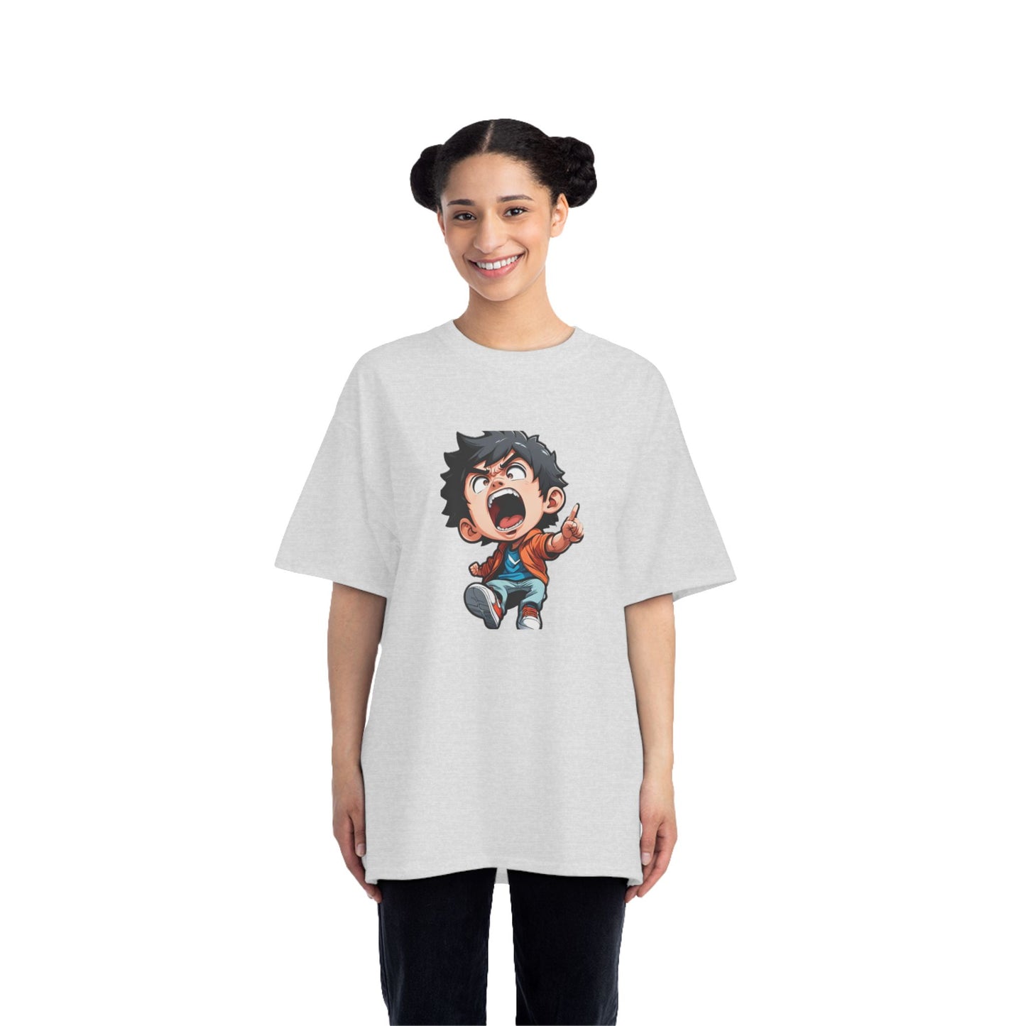 Mood of the Day Anime T-Shirt, Japanese Anime Style Boy Cool Graphic Tee Pop Art Manga Shirt Streetwear Casual T Shirt Unique Design