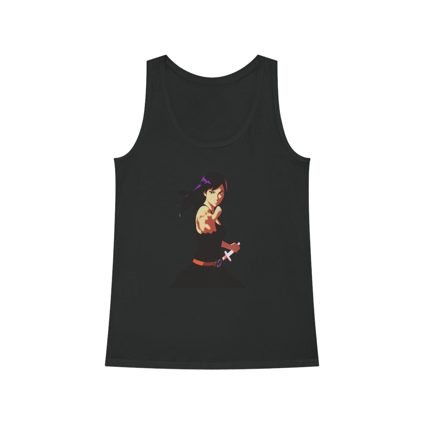 Anime Inner Warrior Girl | Cool Summer Tank Top | Festivals Workout Beach Streetwear