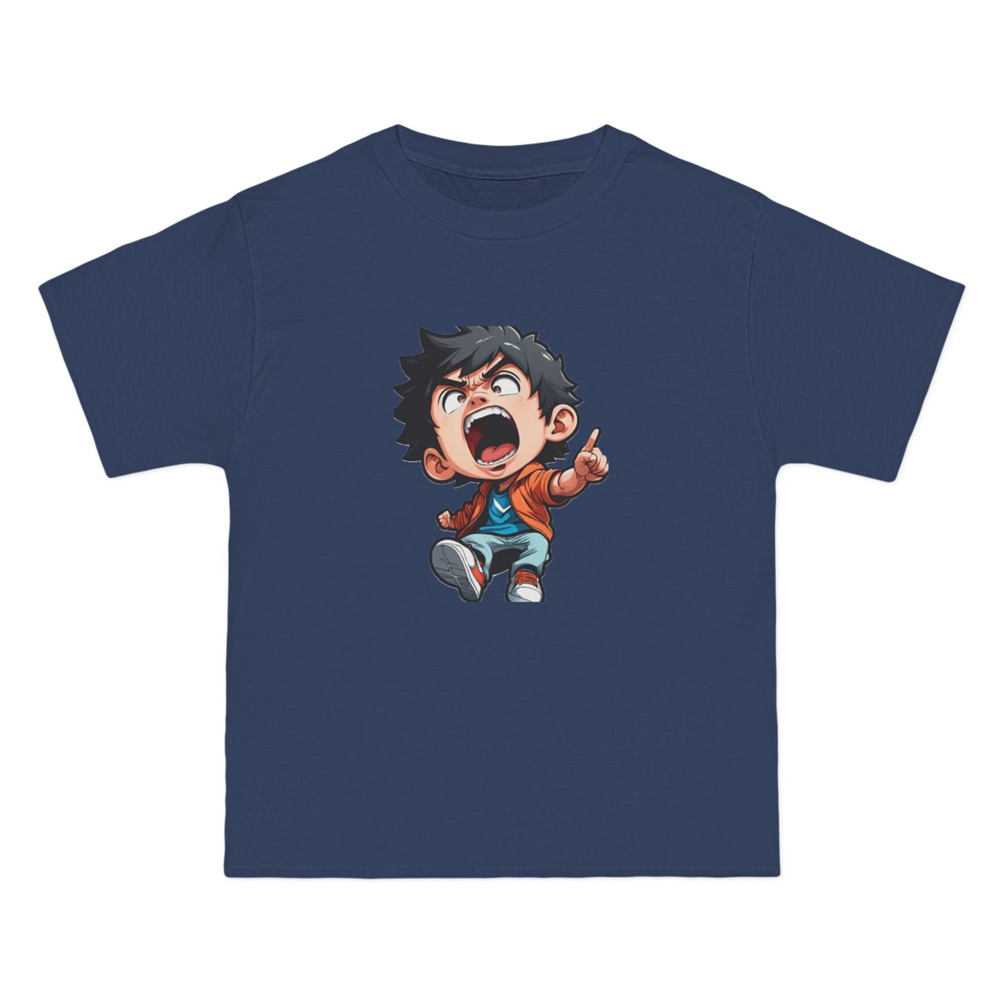 Mood of the Day Anime T-Shirt, Japanese Anime Style Boy Cool Graphic Tee Pop Art Manga Shirt Streetwear Casual T Shirt Unique Design