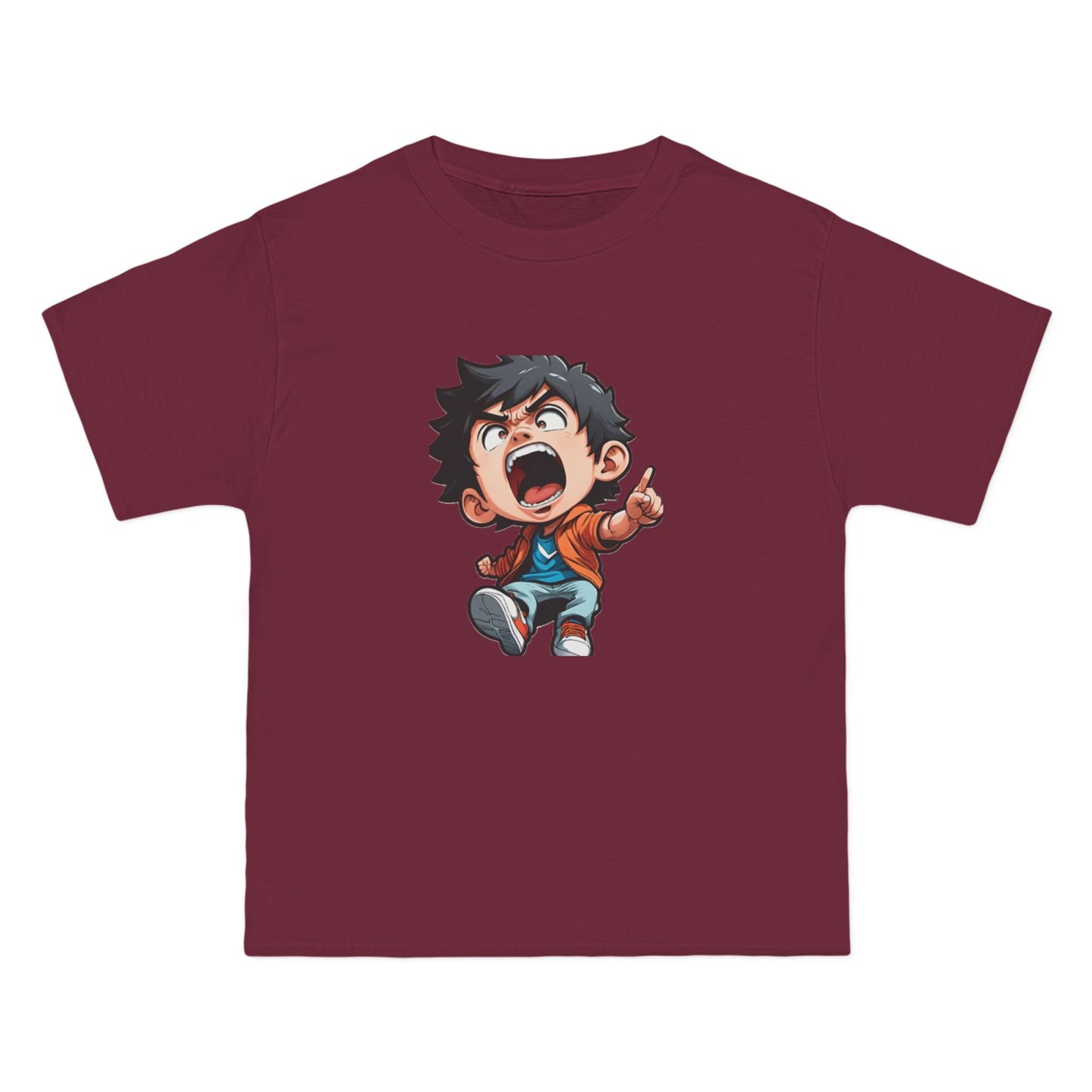 Mood of the Day Anime T-Shirt, Japanese Anime Style Boy Cool Graphic Tee Pop Art Manga Shirt Streetwear Casual T Shirt Unique Design
