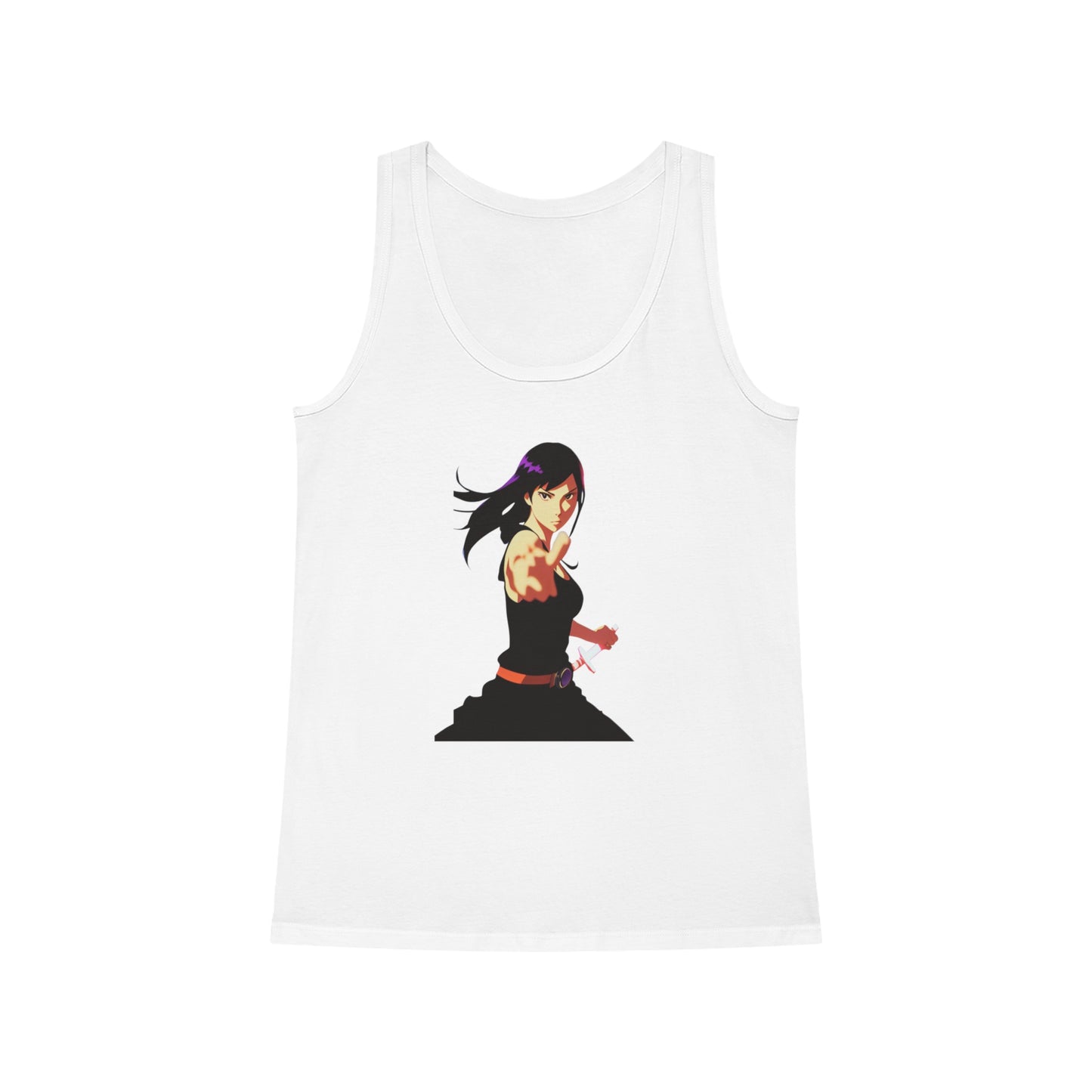 Anime Inner Warrior Girl | Cool Summer Tank Top | Festivals Workout Beach Streetwear