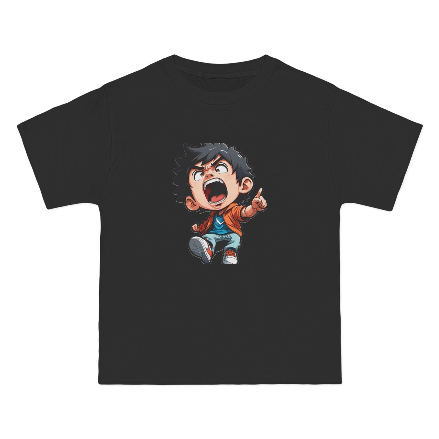 Mood of the Day Anime T-Shirt, Japanese Anime Style Boy Cool Graphic Tee Pop Art Manga Shirt Streetwear Casual T Shirt Unique Design