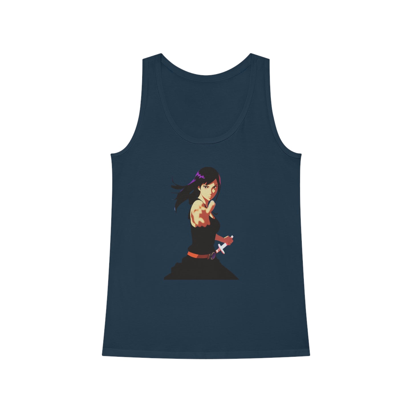 Anime Inner Warrior Girl | Cool Summer Tank Top | Festivals Workout Beach Streetwear