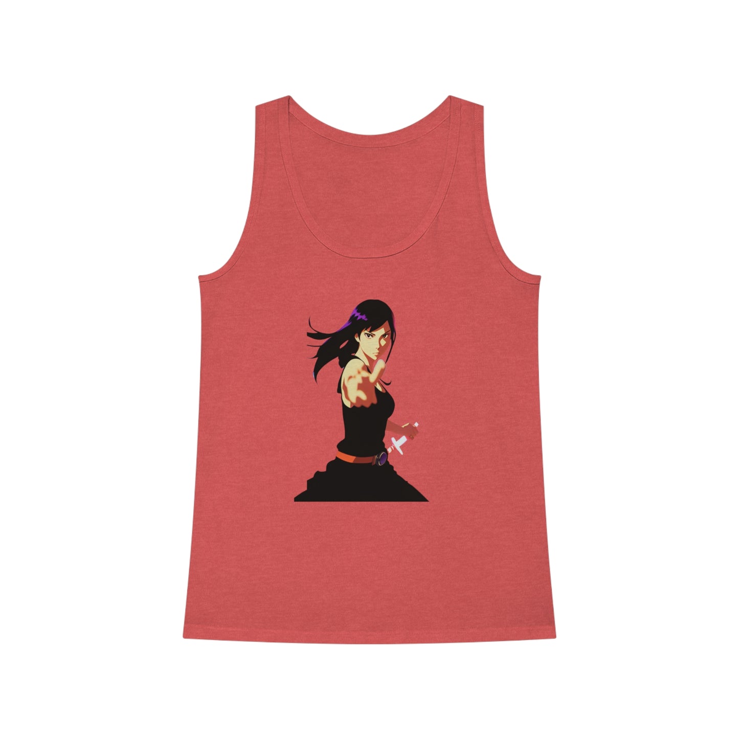 Anime Inner Warrior Girl | Cool Summer Tank Top | Festivals Workout Beach Streetwear