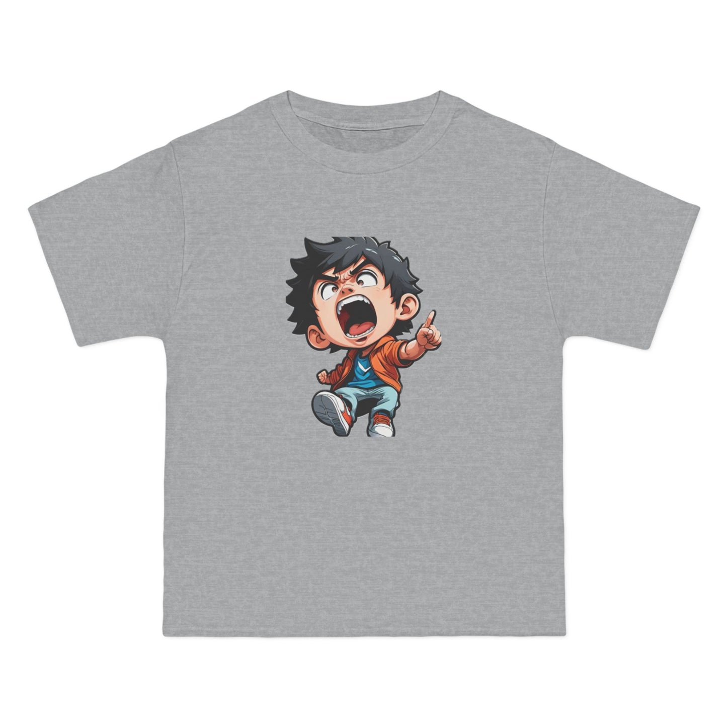 Mood of the Day Anime T-Shirt, Japanese Anime Style Boy Cool Graphic Tee Pop Art Manga Shirt Streetwear Casual T Shirt Unique Design