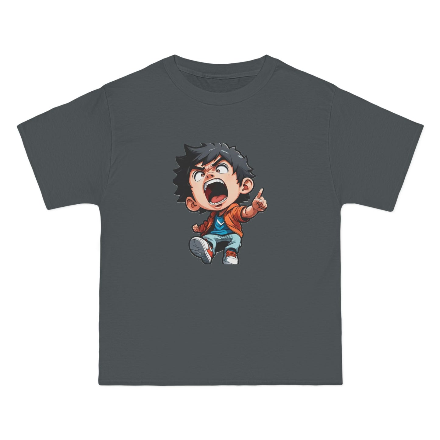 Mood of the Day Anime T-Shirt, Japanese Anime Style Boy Cool Graphic Tee Pop Art Manga Shirt Streetwear Casual T Shirt Unique Design