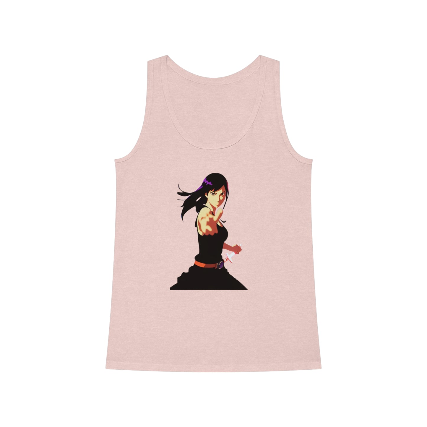 Anime Inner Warrior Girl | Cool Summer Tank Top | Festivals Workout Beach Streetwear