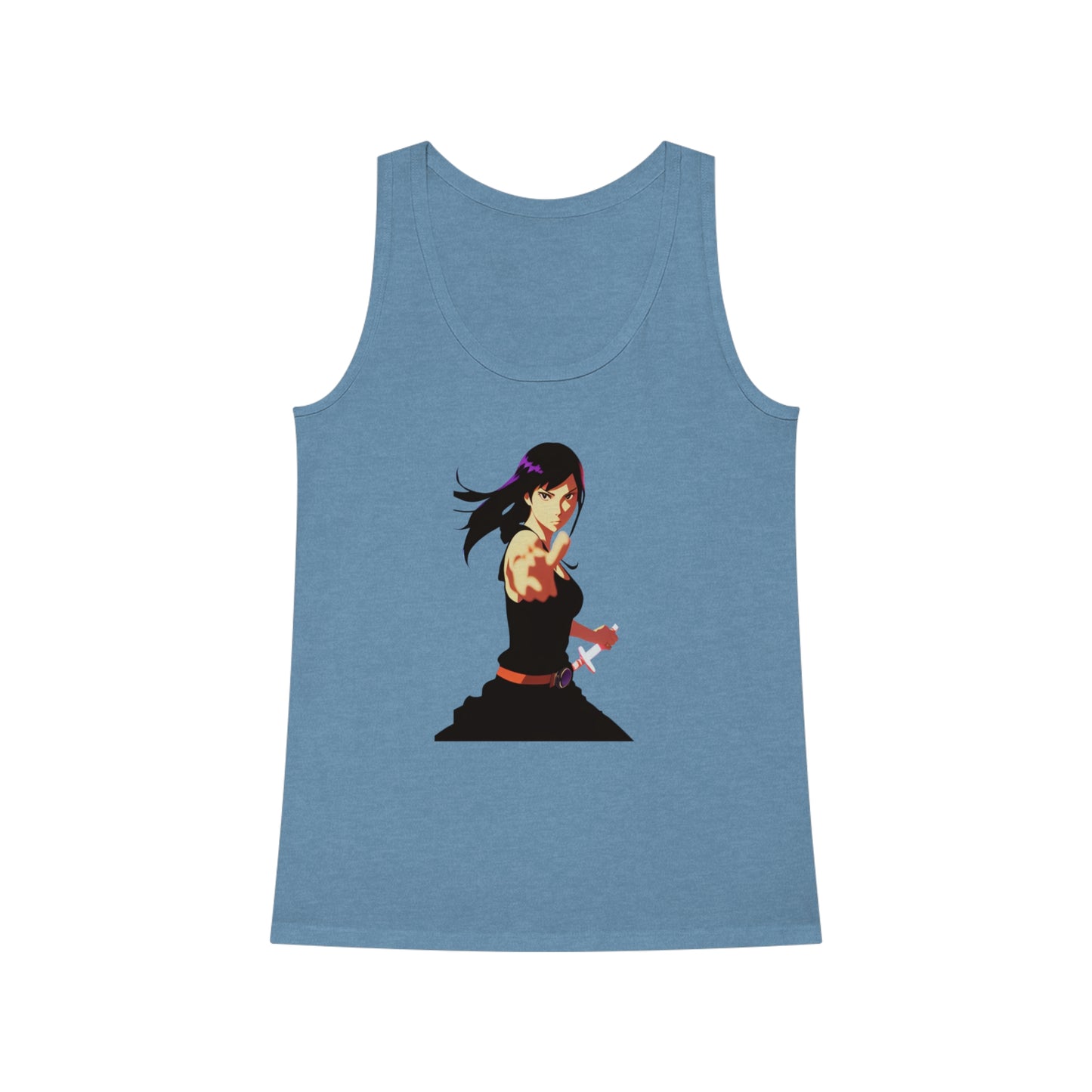Anime Inner Warrior Girl | Cool Summer Tank Top | Festivals Workout Beach Streetwear