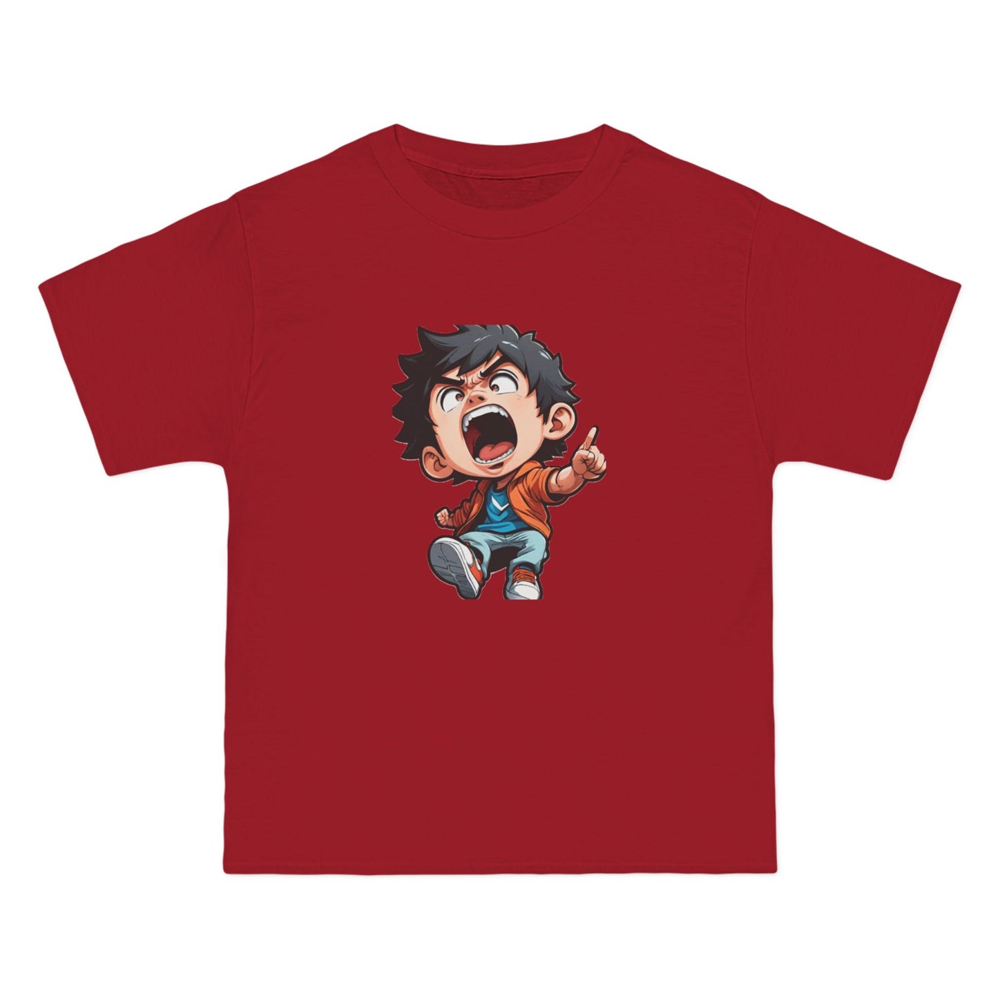 Mood of the Day Anime T-Shirt, Japanese Anime Style Boy Cool Graphic Tee Pop Art Manga Shirt Streetwear Casual T Shirt Unique Design