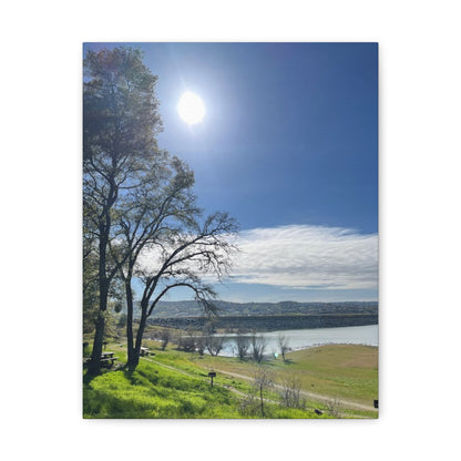 Tranquil Lake Overlook | Canvas Print Gallery Wrap