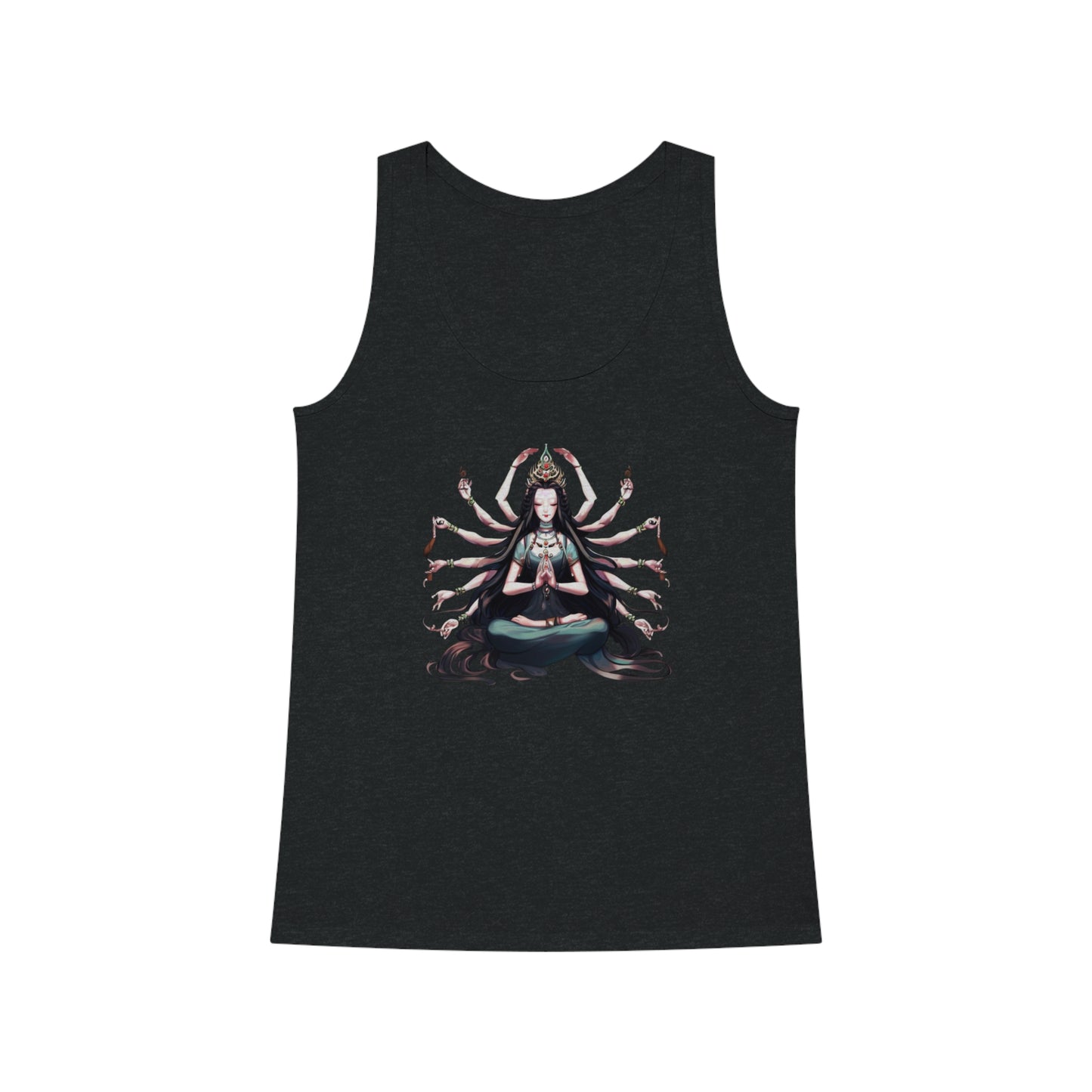 Goddess of Compassion Meditation Tank Top| Hip Cool Summer Casual Hangout Top | Workout Beach Streetwear