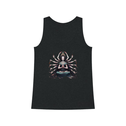 Goddess of Compassion Meditation Tank Top| Hip Cool Summer Casual Hangout Top | Workout Beach Streetwear