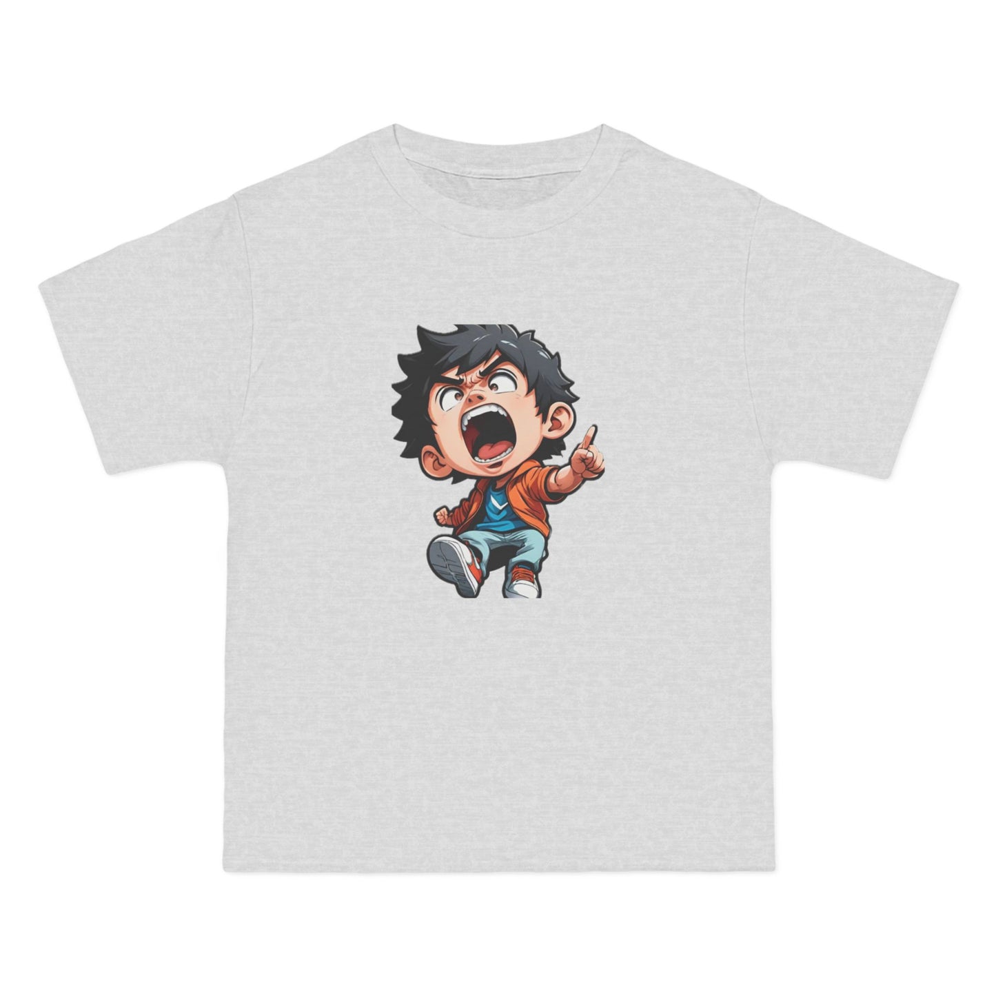 Mood of the Day Anime T-Shirt, Japanese Anime Style Boy Cool Graphic Tee Pop Art Manga Shirt Streetwear Casual T Shirt Unique Design