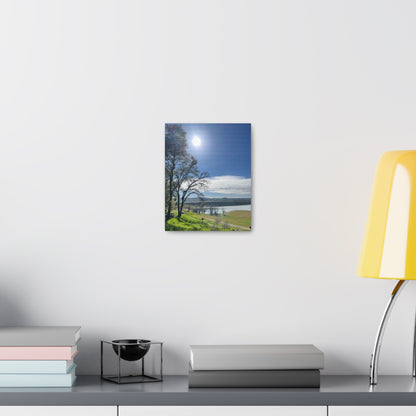 Tranquil Lake Overlook | Canvas Print Gallery Wrap