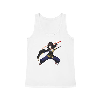 Anime Sword Warrior Girl | Cool Summer Tank Top | Festivals Workout Beach Streetwear