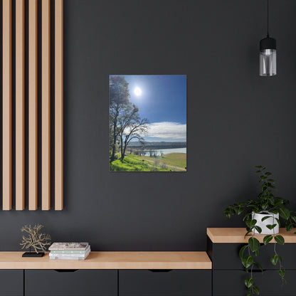 Tranquil Lake Overlook | Canvas Print Gallery Wrap