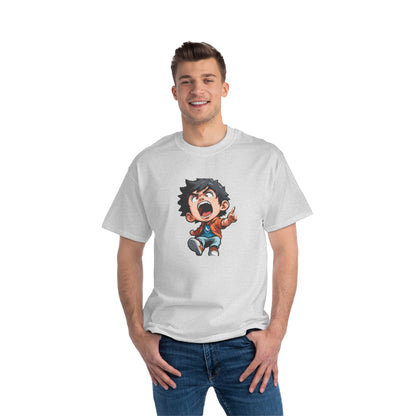 Mood of the Day Anime T-Shirt, Japanese Anime Style Boy Cool Graphic Tee Pop Art Manga Shirt Streetwear Casual T Shirt Unique Design