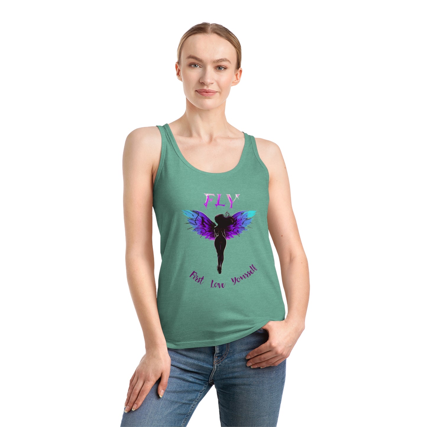 FLY Angel Tank Top | Concert Festivals Beach Summer Tank Top | Casual Inspirational Streetwear