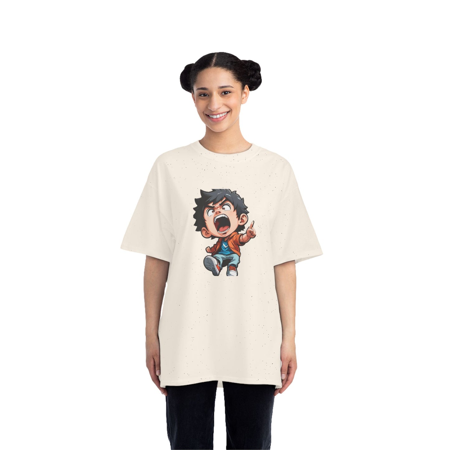 Mood of the Day Anime T-Shirt, Japanese Anime Style Boy Cool Graphic Tee Pop Art Manga Shirt Streetwear Casual T Shirt Unique Design