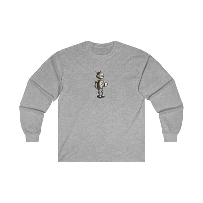 Caffeine Fuel Cotton Long Sleeve Tee | Coffee, Caffeine Lovers | Casual Hangout Streetwear T-Shirts | Gift Shirt