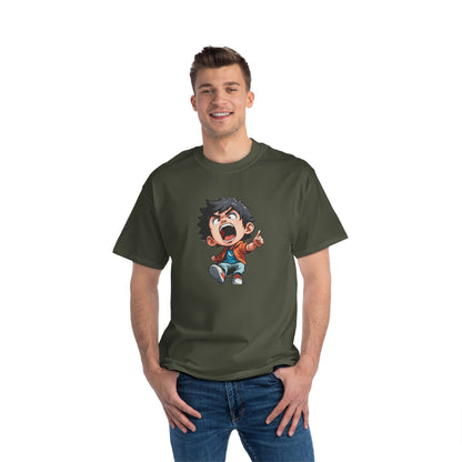 Mood of the Day Anime T-Shirt, Japanese Anime Style Boy Cool Graphic Tee Pop Art Manga Shirt Streetwear Casual T Shirt Unique Design