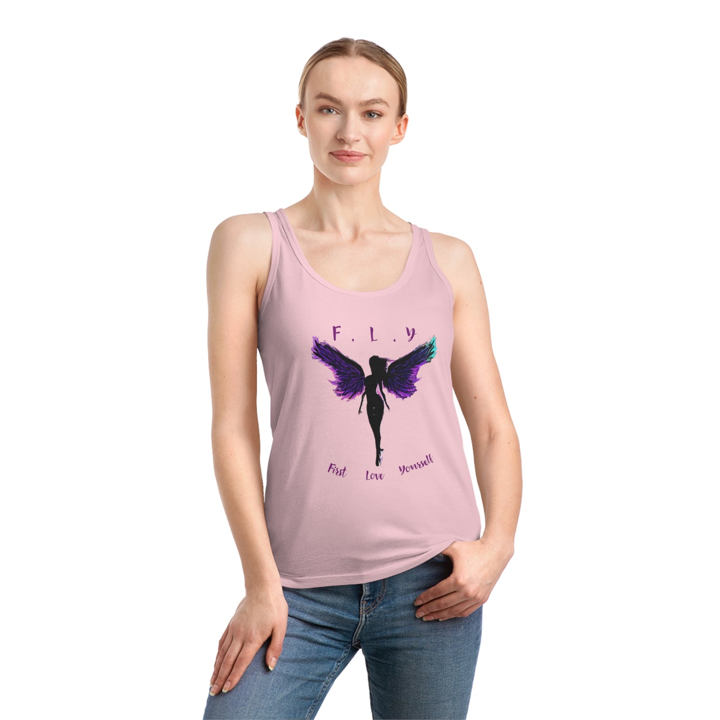 F.L.Y. Angel Tank Top | Concert Festivals Beach Summer Tank Top | Casual Inspirational Tee