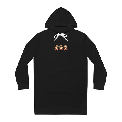 3 Monkeys Hoodie Dress