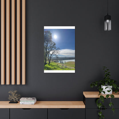 Tranquil Lake Overlook | Canvas Print Gallery Wrap
