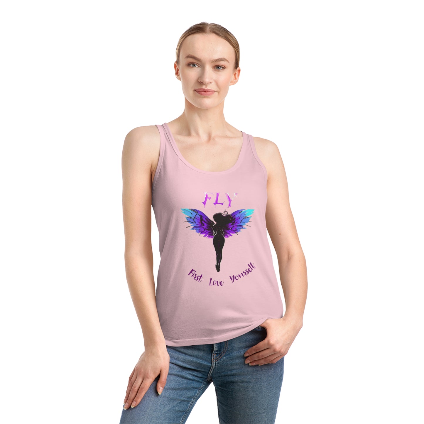 FLY Angel Tank Top | Concert Festivals Beach Summer Tank Top | Casual Inspirational Streetwear