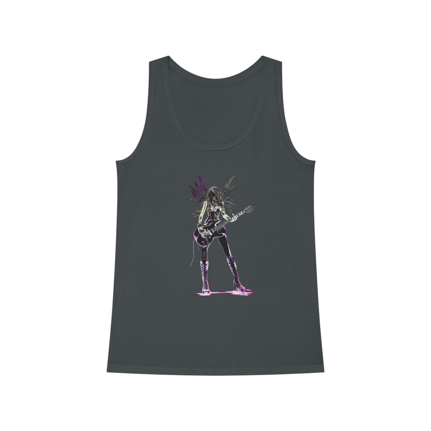 Rockstar Dreams Women's Tee | Concert Festivals Beach Summer Tank Top | Casual Laidback Tee