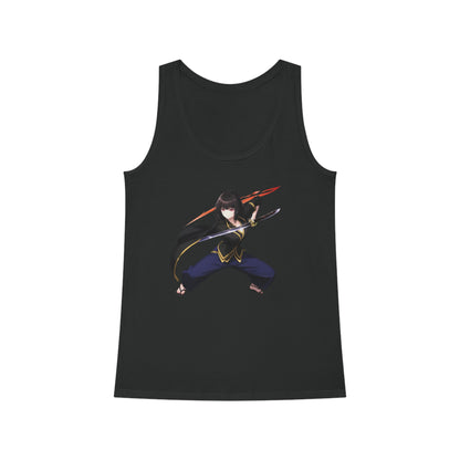 Anime Sword Warrior Girl | Cool Summer Tank Top | Festivals Workout Beach Streetwear