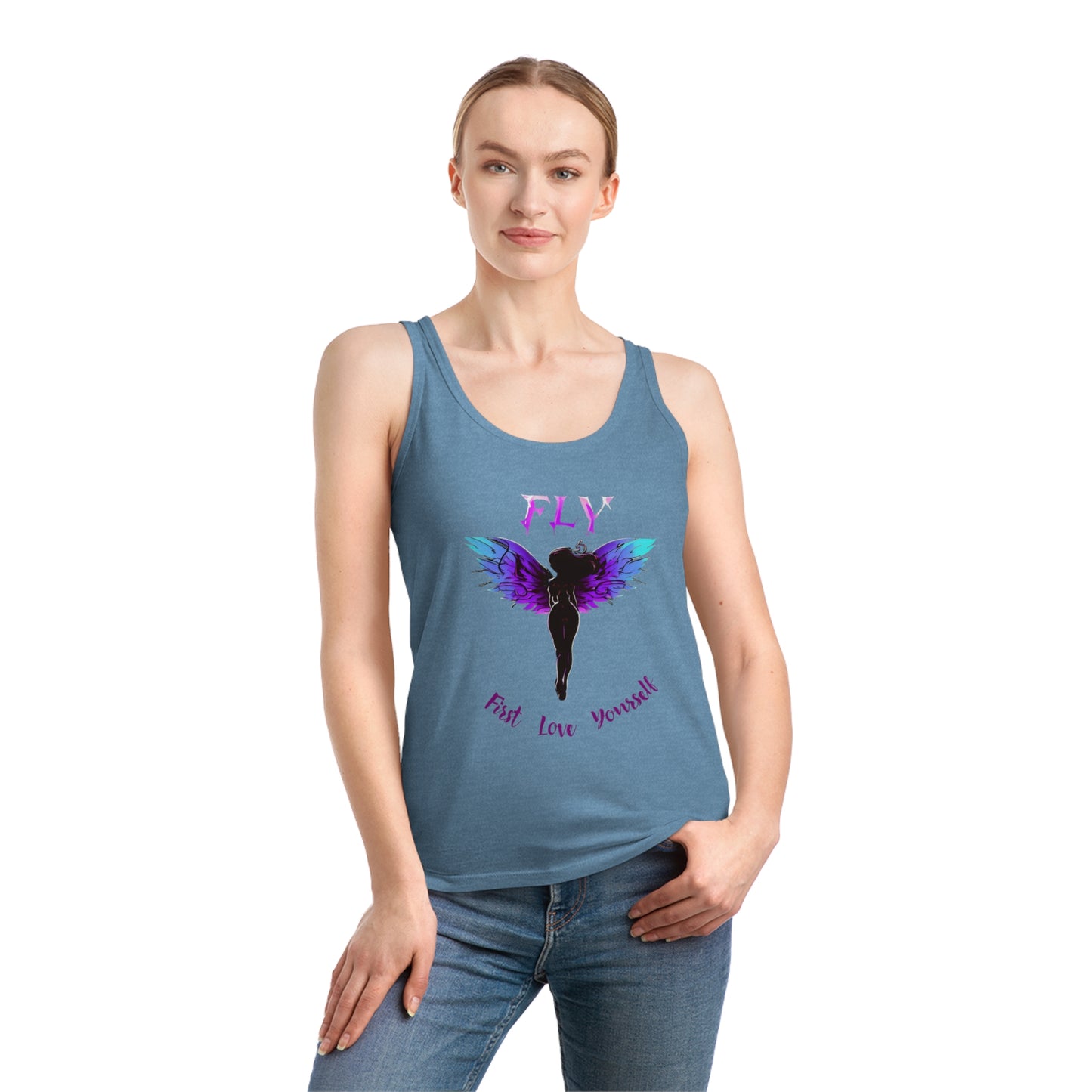 FLY Angel Tank Top | Concert Festivals Beach Summer Tank Top | Casual Inspirational Streetwear