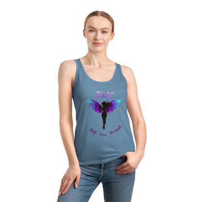 FLY Angel Tank Top | Concert Festivals Beach Summer Tank Top | Casual Inspirational Streetwear