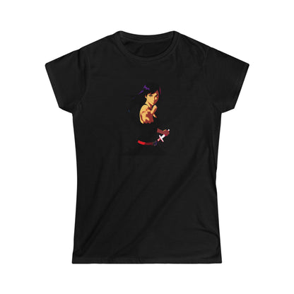 Anime Inner Warrior Girl Tee | Hip Cool Summer Casual Hangout T-Shirt | Workout Beach Tee