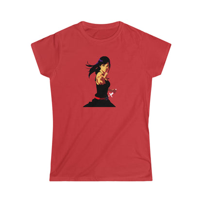 Anime Inner Warrior Girl Tee | Hip Cool Summer Casual Hangout T-Shirt | Workout Beach Tee