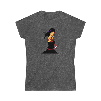 Anime Inner Warrior Girl Tee | Hip Cool Summer Casual Hangout T-Shirt | Workout Beach Tee