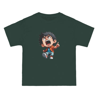 Mood of the Day Anime T-Shirt, Japanese Anime Style Boy Cool Graphic Tee Pop Art Manga Shirt Streetwear Casual T Shirt Unique Design