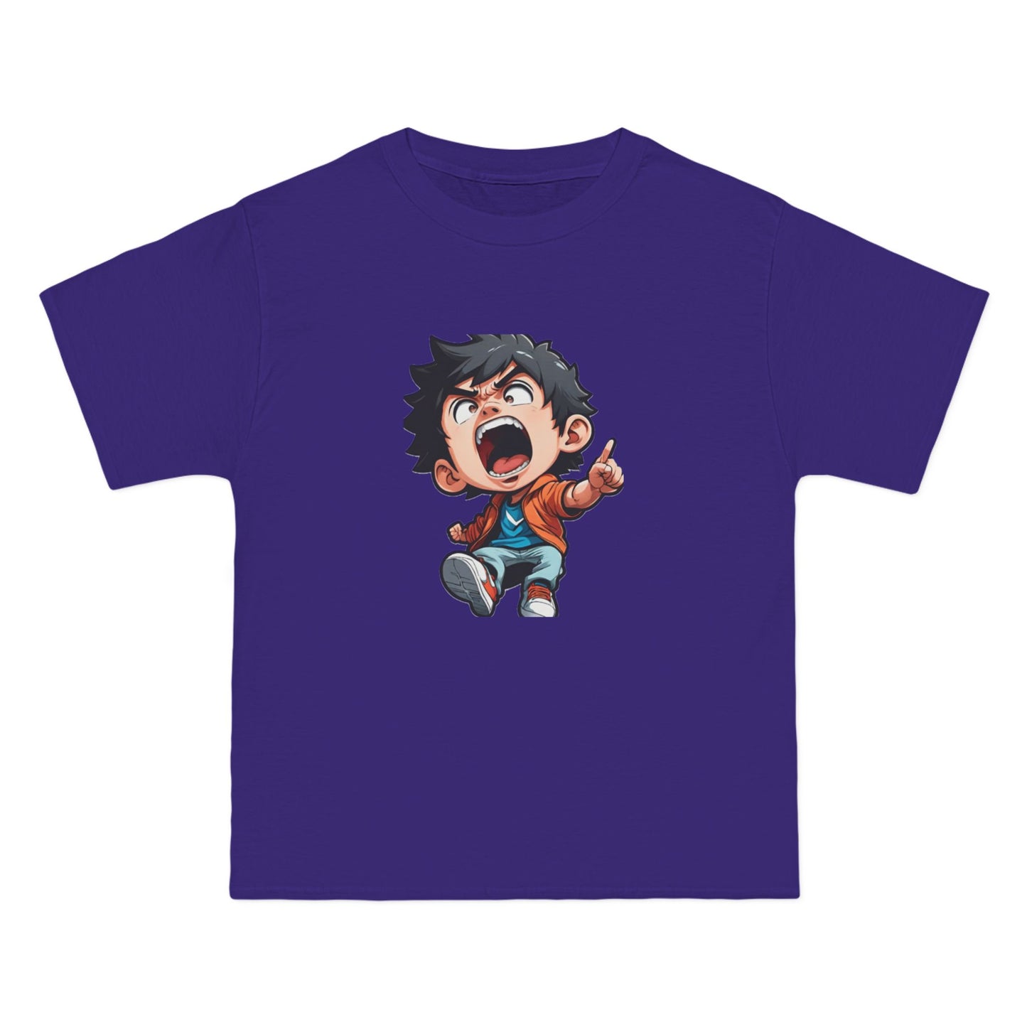 Mood of the Day Anime T-Shirt, Japanese Anime Style Boy Cool Graphic Tee Pop Art Manga Shirt Streetwear Casual T Shirt Unique Design