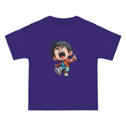 Mood of the Day Anime T-Shirt, Japanese Anime Style Boy Cool Graphic Tee Pop Art Manga Shirt Streetwear Casual T Shirt Unique Design