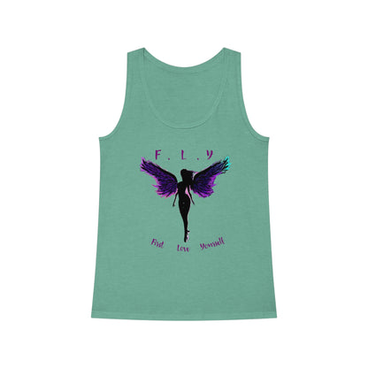 F.L.Y. Angel Tank Top | Concert Festivals Beach Summer Tank Top | Casual Inspirational Tee
