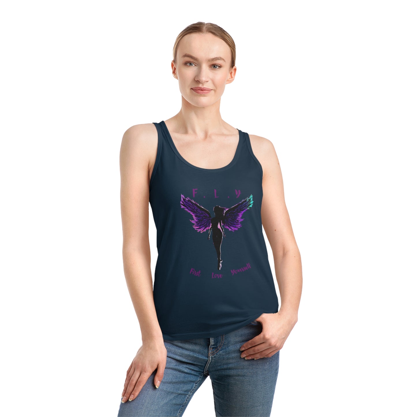 F.L.Y. Angel Tank Top | Concert Festivals Beach Summer Tank Top | Casual Inspirational Tee