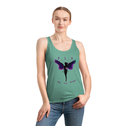 F.L.Y. Angel Tank Top | Concert Festivals Beach Summer Tank Top | Casual Inspirational Tee