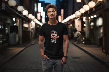 Mood of the Day Anime T-Shirt, Japanese Anime Style Boy Cool Graphic Tee Pop Art Manga Shirt Streetwear Casual T Shirt Unique Design