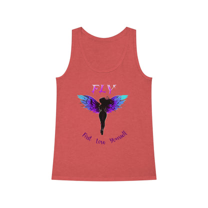 FLY Angel Tank Top | Concert Festivals Beach Summer Tank Top | Casual Inspirational Streetwear