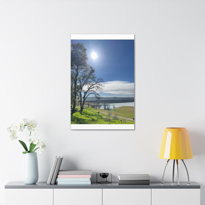 Tranquil Lake Overlook | Canvas Print Gallery Wrap