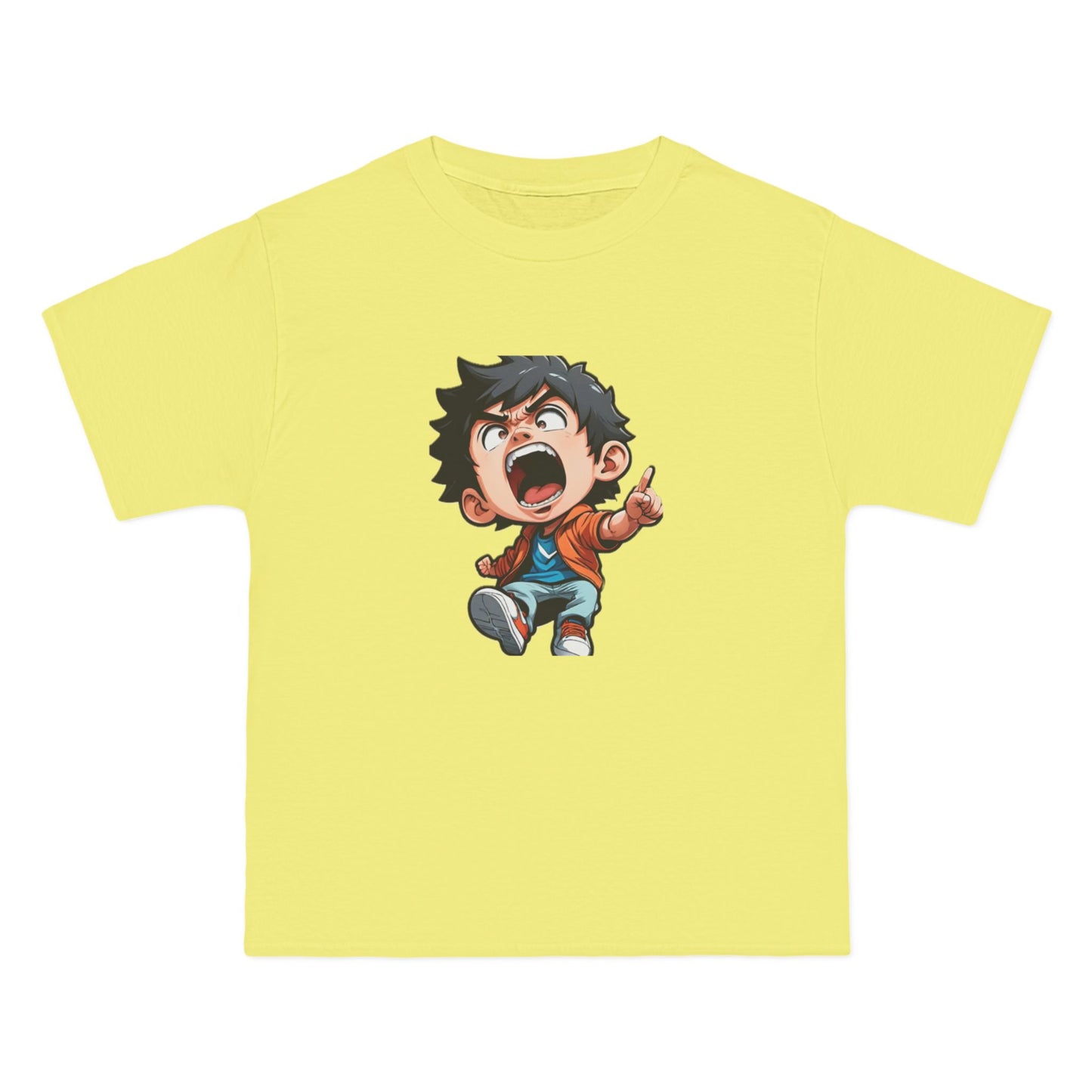 Mood of the Day Anime T-Shirt, Japanese Anime Style Boy Cool Graphic Tee Pop Art Manga Shirt Streetwear Casual T Shirt Unique Design