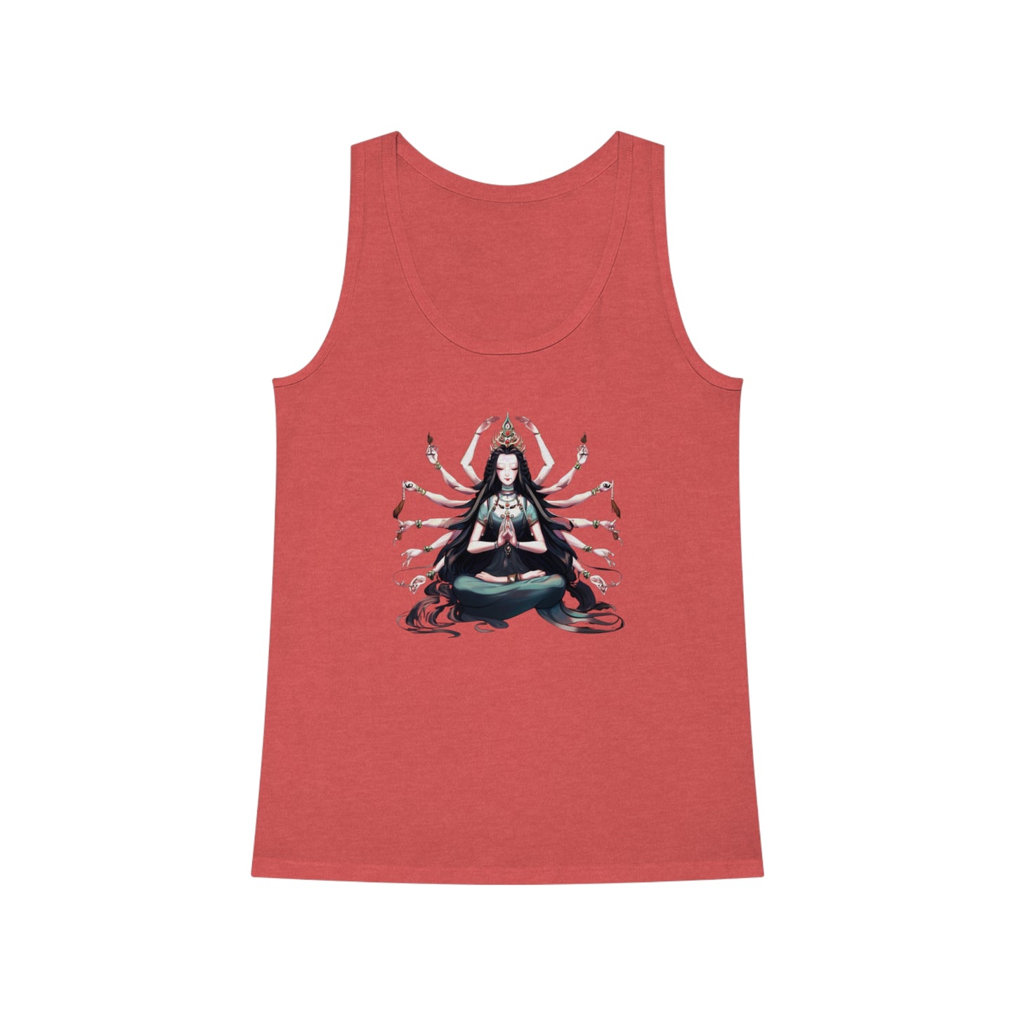 Goddess of Compassion Meditation Tank Top| Hip Cool Summer Casual Hangout Top | Workout Beach Streetwear